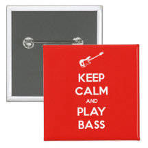 Gardez la basse de calme et de jeu badge
