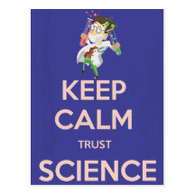 Gardez la Science de calme et de confiance Cartes Postales