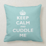 Gardez le calme et caressez-moi coussin