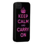 gardez le calme et continuez coque Case-Mate iPhone 4