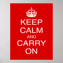 Gardez le calme et continuez les copies britanniqu posters