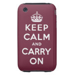 gardez le calme et continuez l'original coque iPhone 3 tough 