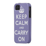 gardez le calme et continuez l'original coque iPhone 4