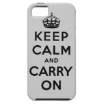 gardez le calme et continuez l'original coques Case-Mate iPhone 5