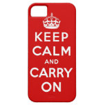 gardez le calme et continuez l'original coque iPhone 5 Case-Mate