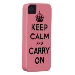 gardez le calme et continuez l'original coque Case-Mate iPhone 4