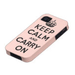 gardez le calme et continuez l'original iPhone 4 case