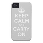 gardez le calme et continuez l'original coque Case-Mate iPhone 4