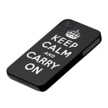 gardez le calme et continuez l'original coque Case-Mate iPhone 4