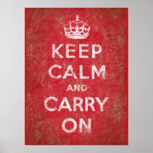 Gardez le calme et continuez posters