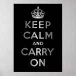 Gardez le calme et continuez posters
