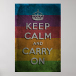 Gardez le calme et continuez posters