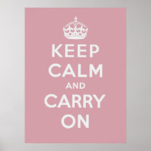 Gardez le calme et continuez posters