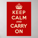Gardez le calme et continuez posters