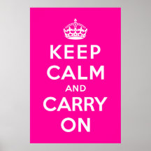 Gardez le calme et continuez posters