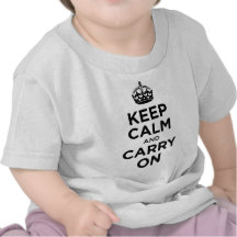 Gardez le calme et continuez t-shirts