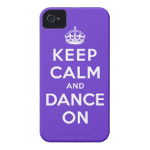 Gardez le calme et dansez dessus coques iPhone 4