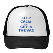 Gardez le calme et obtenez dans le Van Casquette