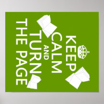 Gardez le calme et tournez la page posters