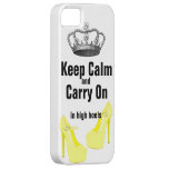 Gardez le calme pour continuer l'iPhone 5 de chaus Coque Case-Mate iPhone 5