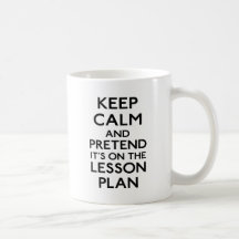 Gardez le plan de cours calme tasse à café