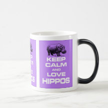 Gardez le pourpre de calme et de conception de Hip Tasse À Café