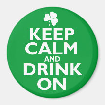 Gardez l'humour calme de Jour de la Saint Patrick Aimants
