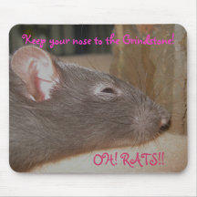 Gardez votre nez au tapis de souris de meule