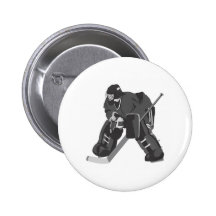 Gardien de but badge avec épingle