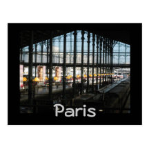 Gare du Nord Carte Postale