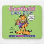 Garfield mange la corneille Mousepad Tapis De Souris