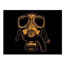 gasmask2 carte postale