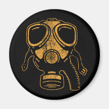 gasmask2 magnets pour réfrigérateur