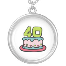 Gâteau d'anniversaire de 40 ans bijouterie fantaisie