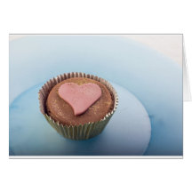 gâteau de coeur d'amour cartes de vœux