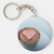 gâteau de coeur d'amour porte-clefs