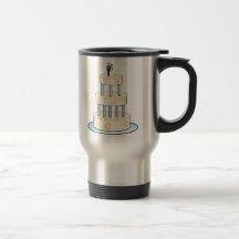 Gâteau de mariage mugs à café