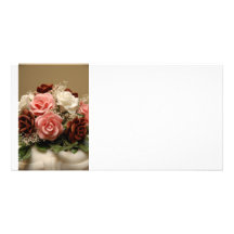 Gâteau de mariage photocartes personnalisées