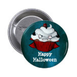Gâteau de tasse de compte de vampire - texte fait  badge