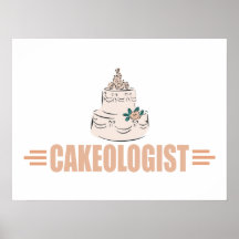 Gâteau humoristique décorant posters