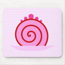 Gâteau rose de framboise tapis de souris