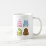 Gâteaux de fantaisie tasse à café