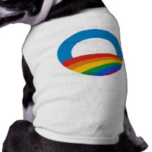 Gay pride d'Obama T-shirts Pour Animaux Domestiques