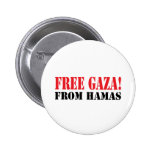 GAZA libre de HAMAS Badge Avec Épingle