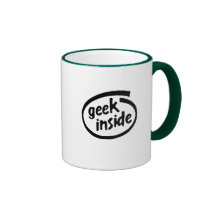 GEEK À L'INTÉRIEUR TASSE