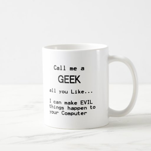 Geek d'ordinateur tasse
