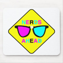 geek nerd des ballots en avant CMYK de zone Tapis De Souris