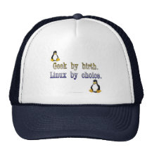 Geek par naissance. Linux par choix Casquettes De Camionneur