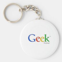 Geek pour toujours porte-clés