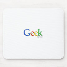 Geek pour toujours tapis de souris